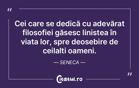 Viața are întotdeauna imperfecțiuni, ...