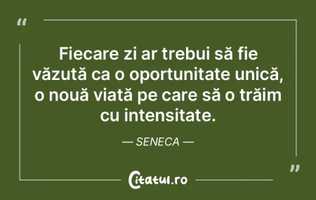 În viață, ar trebui să ne ghidăm nu...