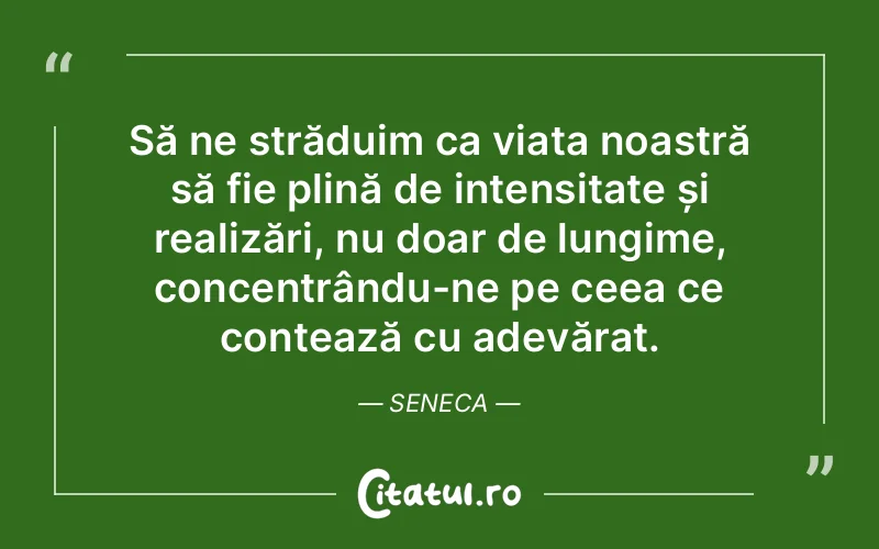 Citat Seneca - citate viata