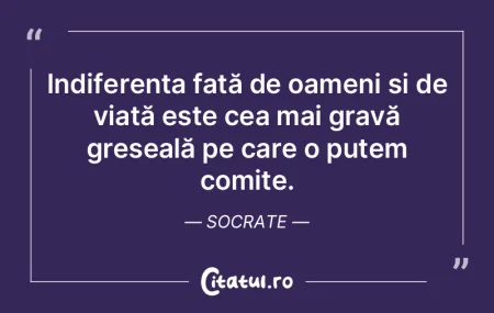 Într-o lume plină de egoism, fiecare i... Într-o lume plină de egoism, fiecare i...