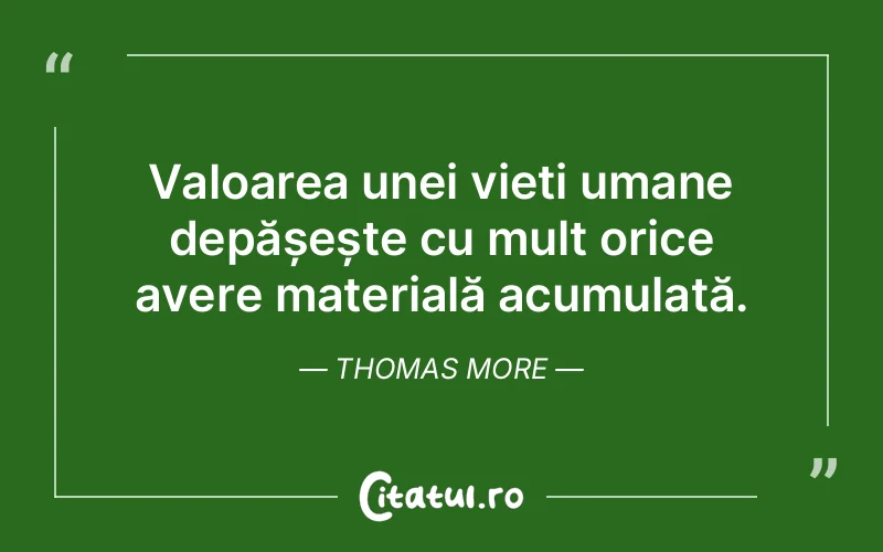 Citat Thomas More - citate viata