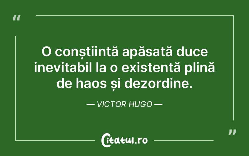 Citat Victor Hugo - citate viata