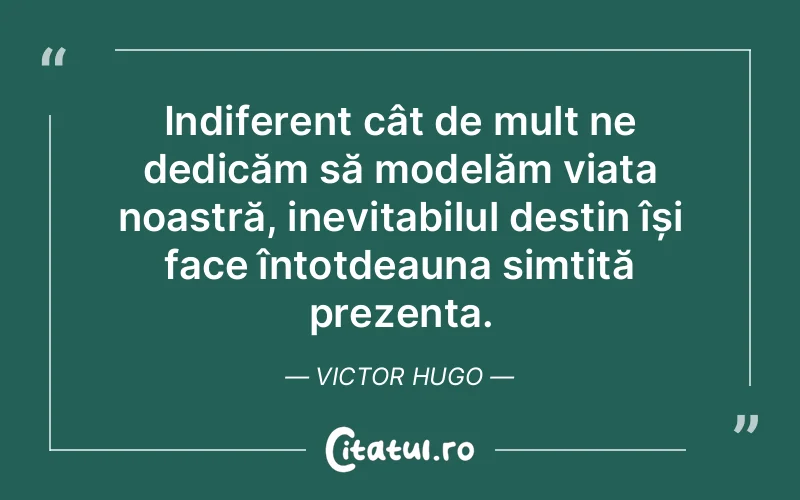 Citat Victor Hugo - citate viata