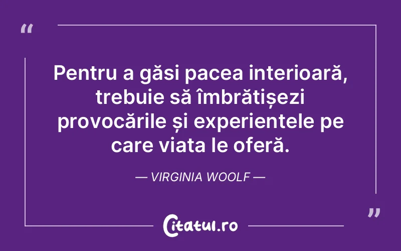 Citat Virginia Woolf - citate viata