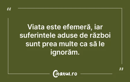 Răspunde că eşti aici, că viaţa exi...