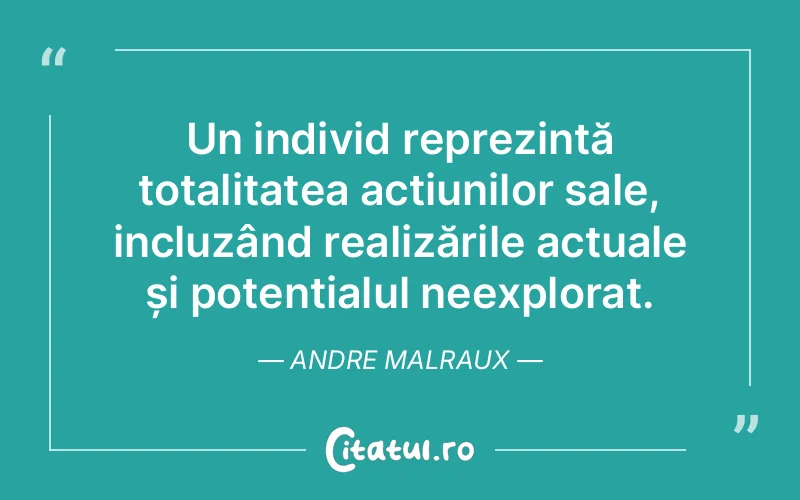 Citat Andre Malraux - citate viata
