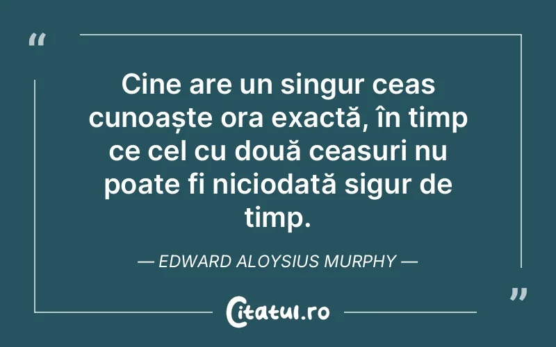 Citat Edward Aloysius Murphy - citate viata