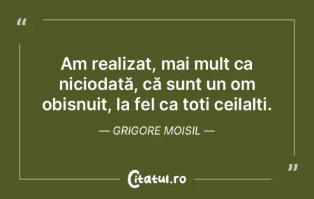 Am realizat că o persoană poate simți... Am realizat că o persoană poate simți...