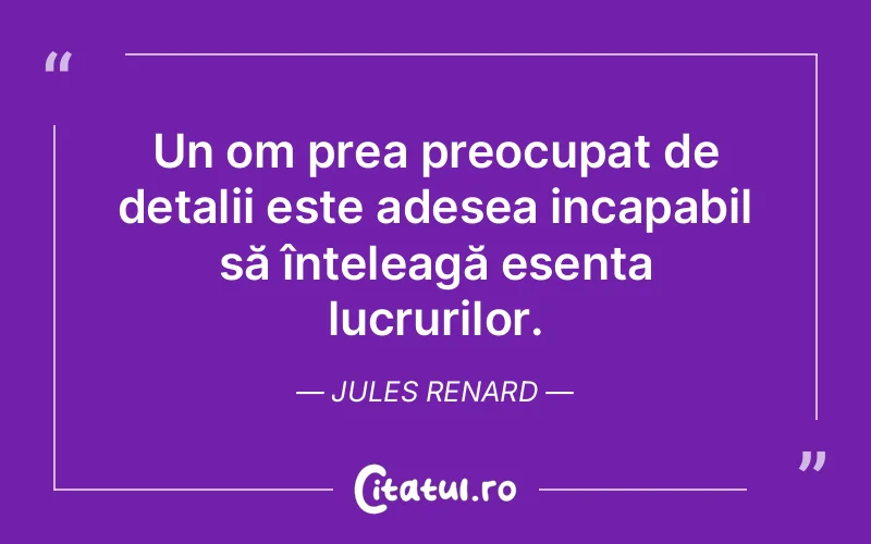 Citat Jules Renard - citate viata