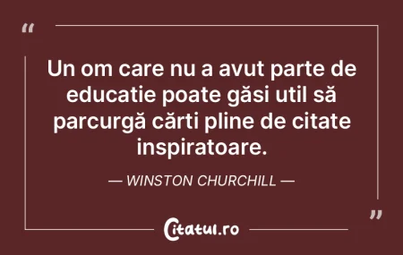 Cine este plin de viață poate părea a...