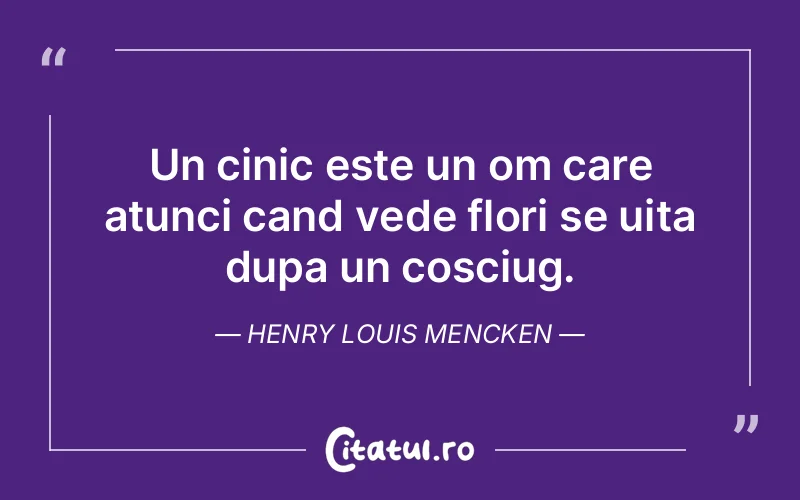 Citat Henry Louis Mencken - citate viata