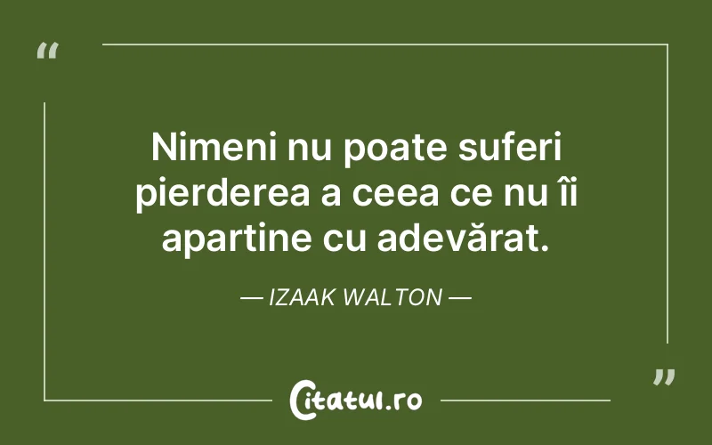 Citat Izaak Walton - citate viata