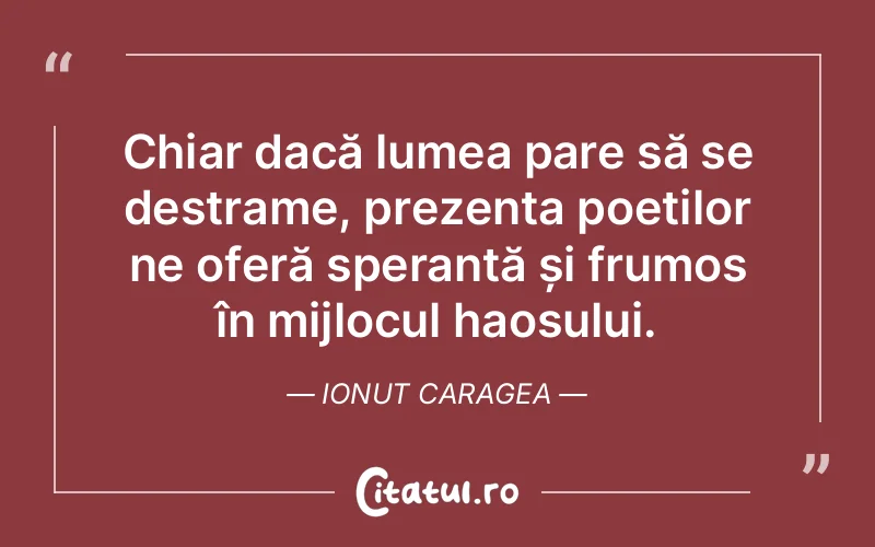 Citat Ionut Caragea - citate viata