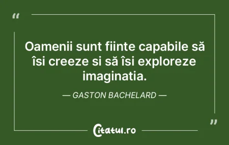 Un om traieste prin gand, pentru un gand...