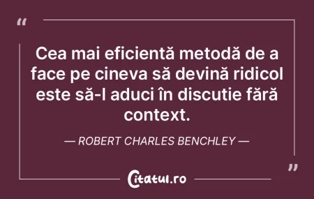 A fi cu adevărat civilizat presupune nu...