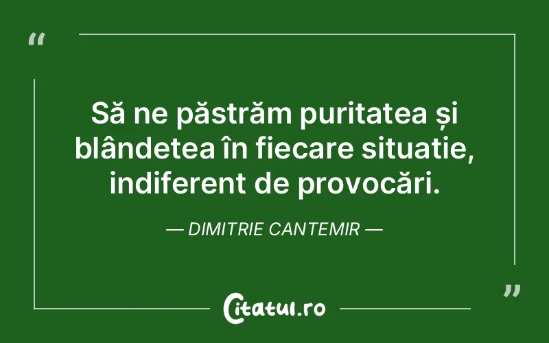 Citat Dimitrie Cantemir - citate viata