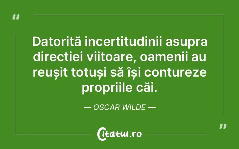 Citat Oscar Wilde - citate viata