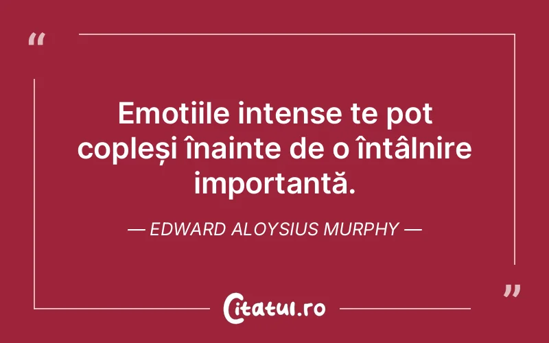 Citat Edward Aloysius Murphy - citate viata
