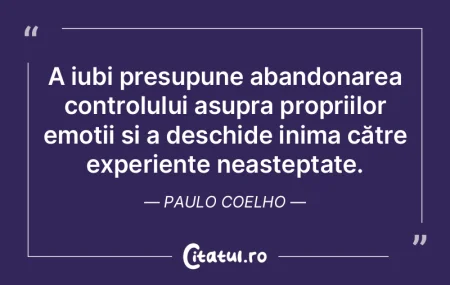 Ambiția celui îndrăgostit ar trebui s...