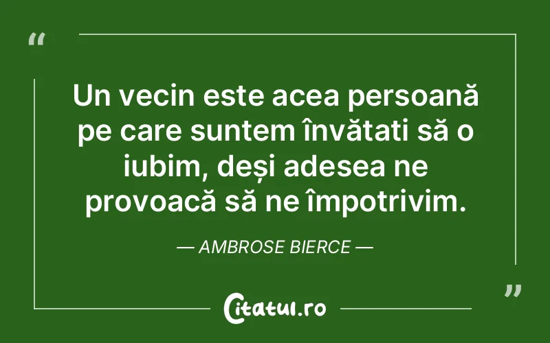 Citat Ambrose Bierce - citate viata
