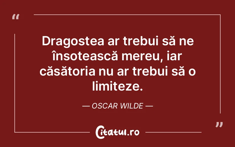 Citat Oscar Wilde - citate viata