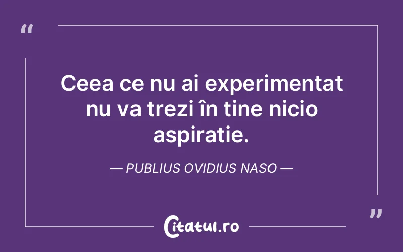 Citat Publius Ovidius Naso - citate viata