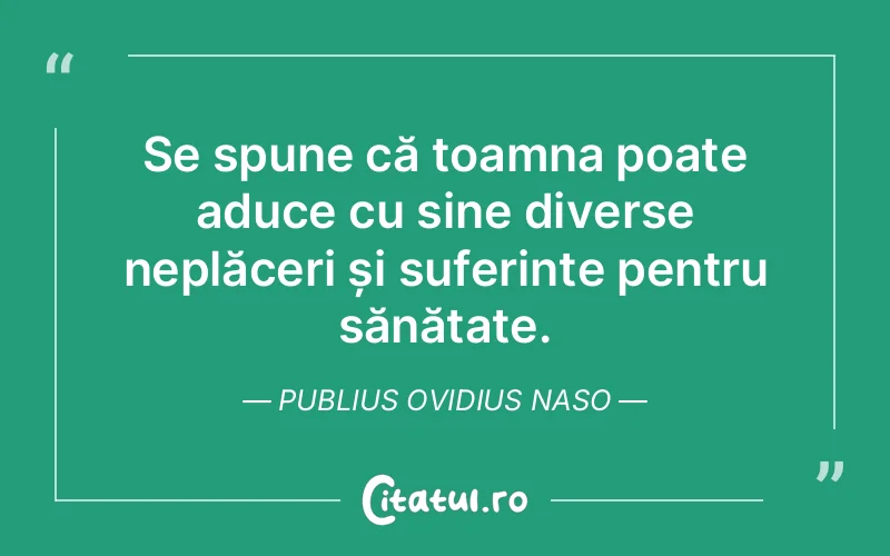 Citat Publius Ovidius Naso - citate viata