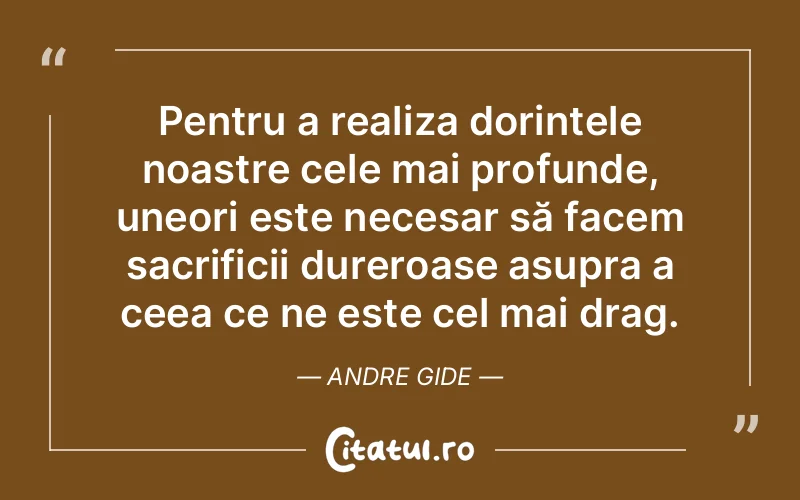 Citat Andre Gide - citate viata