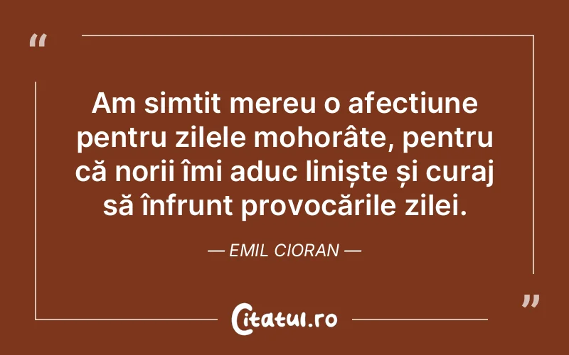 Citat Emil Cioran - citate viata
