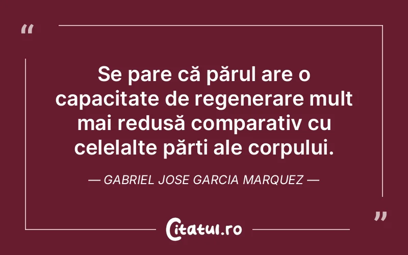 Citat Gabriel Jose Garcia Marquez - citate viata