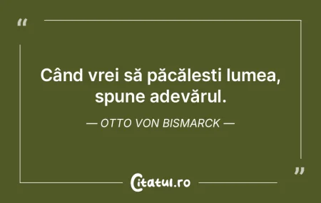 Aceasta este lumea noastră și trebuie ...