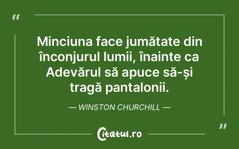 Citat Winston Churchill - citate viata