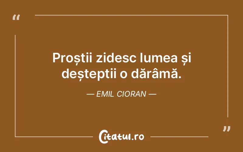 Citat Emil Cioran - citate viata