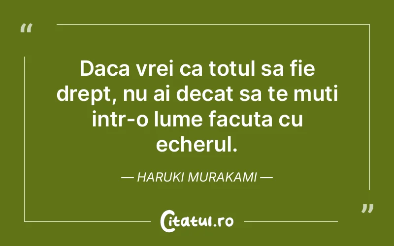 Citat Haruki Murakami - citate viata