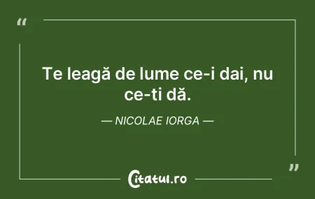 A gandi este usor, a actiona este difici...
