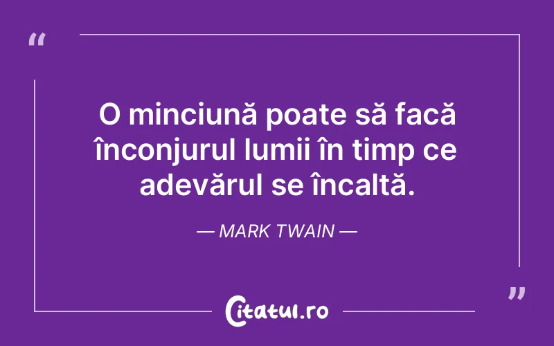 Citat Mark Twain - citate viata
