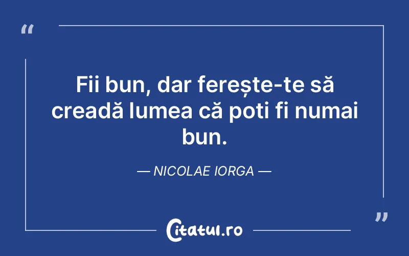 Citat Nicolae Iorga - citate viata