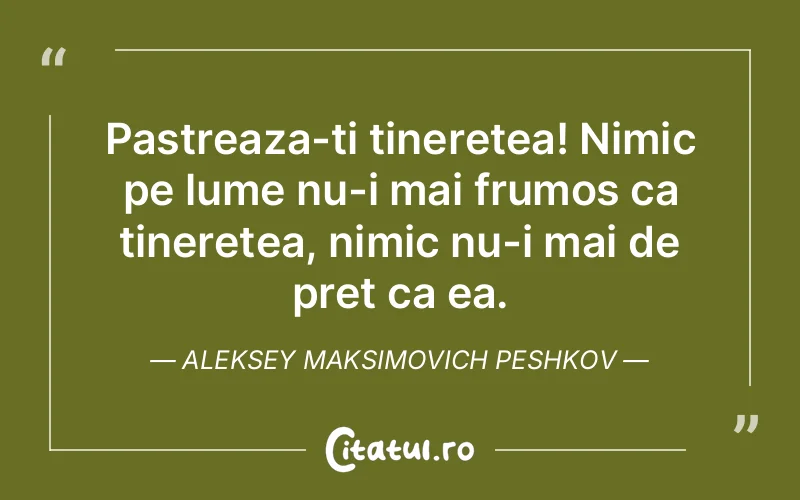 Citat Aleksey Maksimovich Peshkov - citate viata