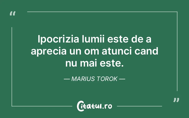 Citat Marius Torok - citate viata