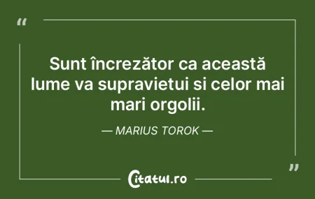 În prezent, noi suntem cei care determi...