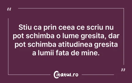 Nu suntem cunoscuți în lume din cauza ... Nu suntem cunoscuți în lume din cauza ...