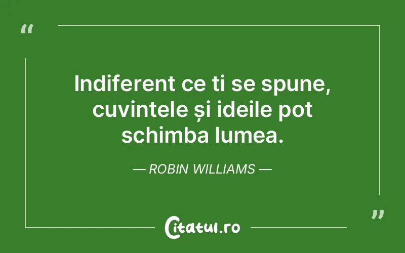 Citat Robin Williams - citate viata
