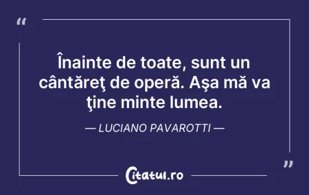 Istoria a aflat că acela care a aruncat...