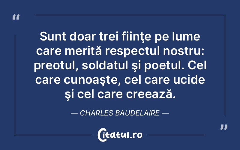 Citat Charles Baudelaire - citate viata