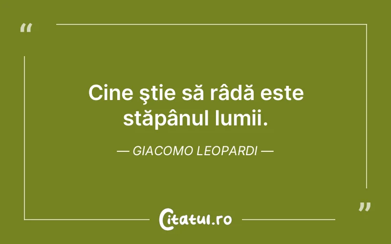 Citat Giacomo Leopardi - citate viata