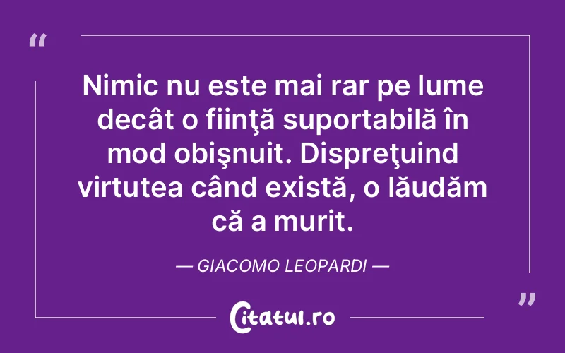 Citat Giacomo Leopardi - citate viata