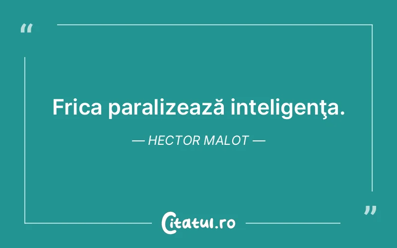 Citat Hector Malot - citate viata