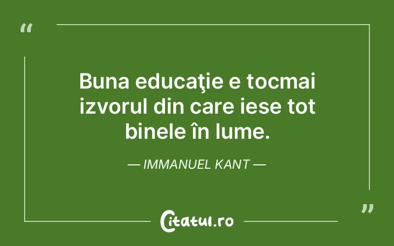 Citat Immanuel Kant - citate viata