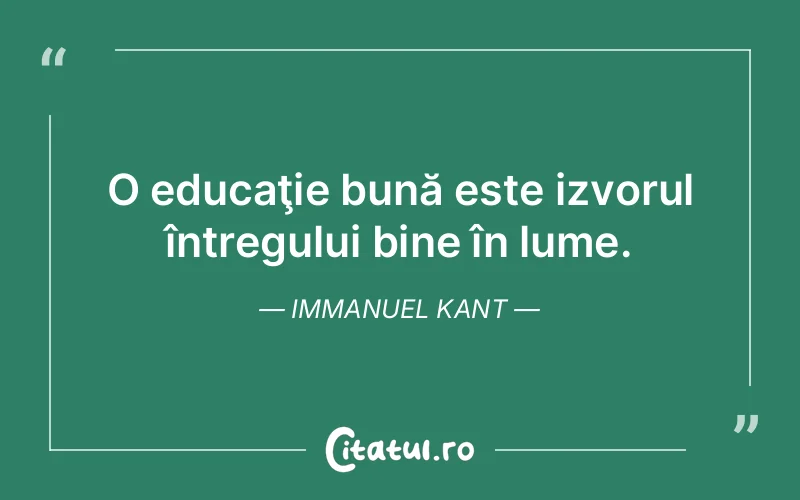 Citat Immanuel Kant - citate viata