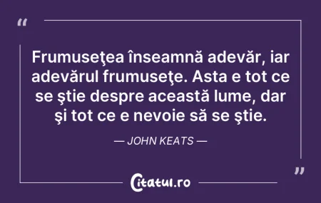 Singura apărare în faţa lumii este cu...